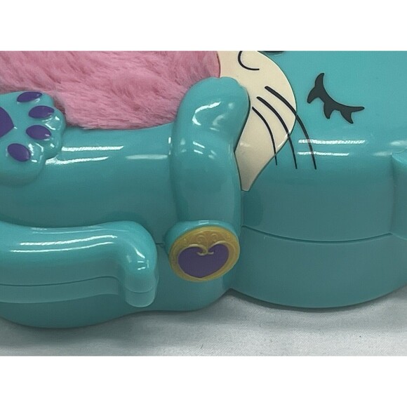 Polly pocket 2021 Otter Aquarium compact Fuzzy Pink Belly - Picture 14 of 16